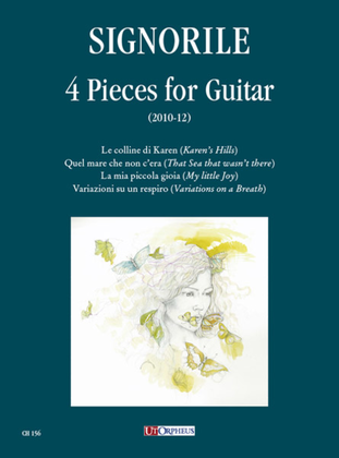Book cover for 4 Pieces for Guitar (2010-12)