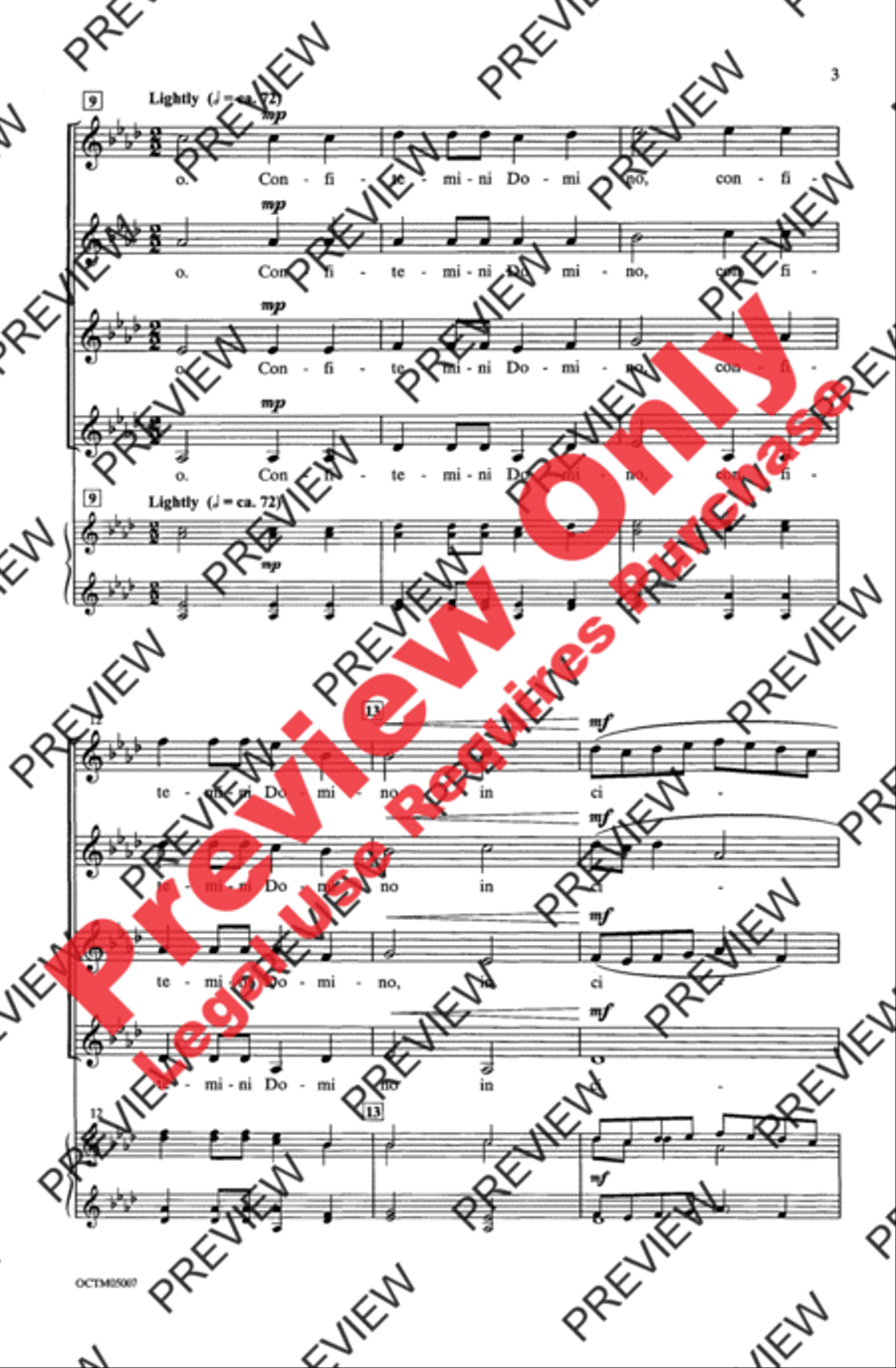 Exsultate Justi Women's Choir scores gallery preview page 3