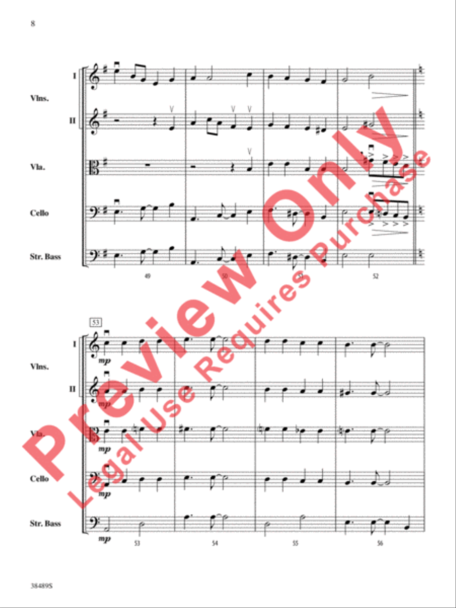 A la Media Noche A la Media Noche String Orchestra scores gallery preview page 9