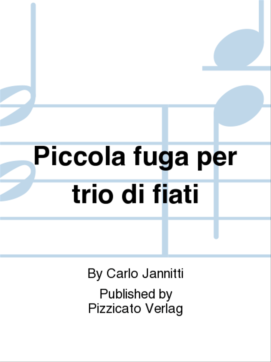 Piccola fuga per trio di fiati