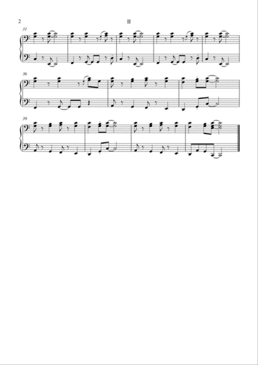 Thinking Out Loud 2 Pianos, 4-Hands scores gallery preview page 2