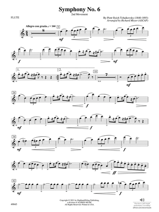 Book cover for Symphony No. 6: Flute
