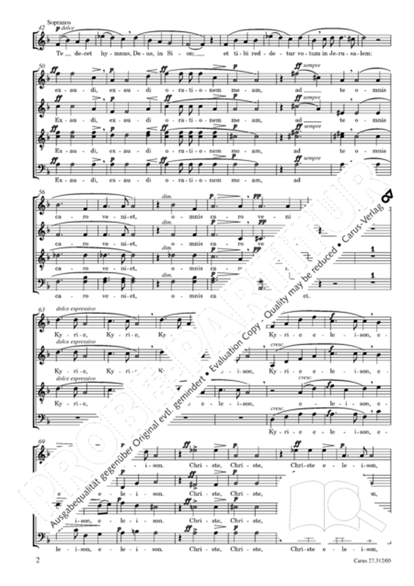 Requiem. Version for symphony orchestra (Requiem. Fassung fur Sinfonieorchester)