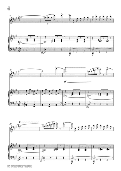 Delibes-Les filles de Cadix, for Violin and Piano image number null