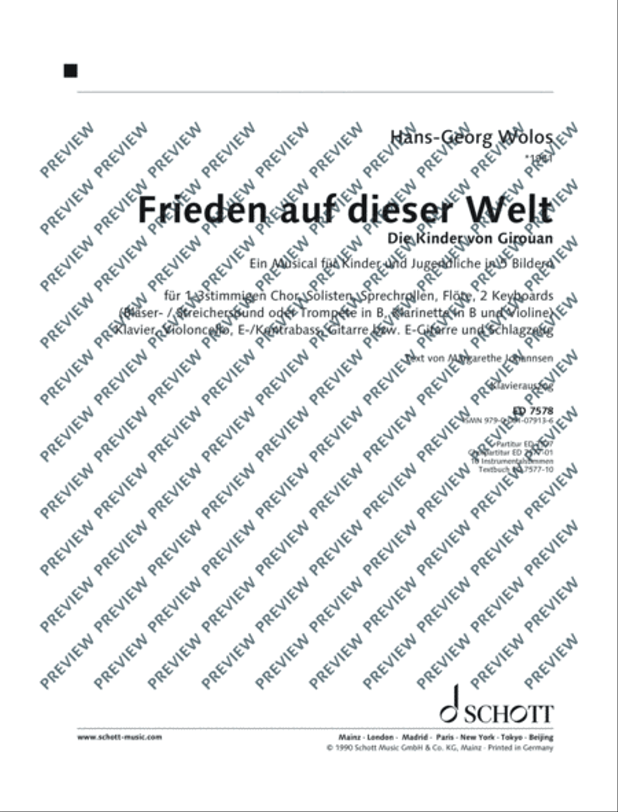Frieden auf dieser Welt Choir scores gallery preview page 2