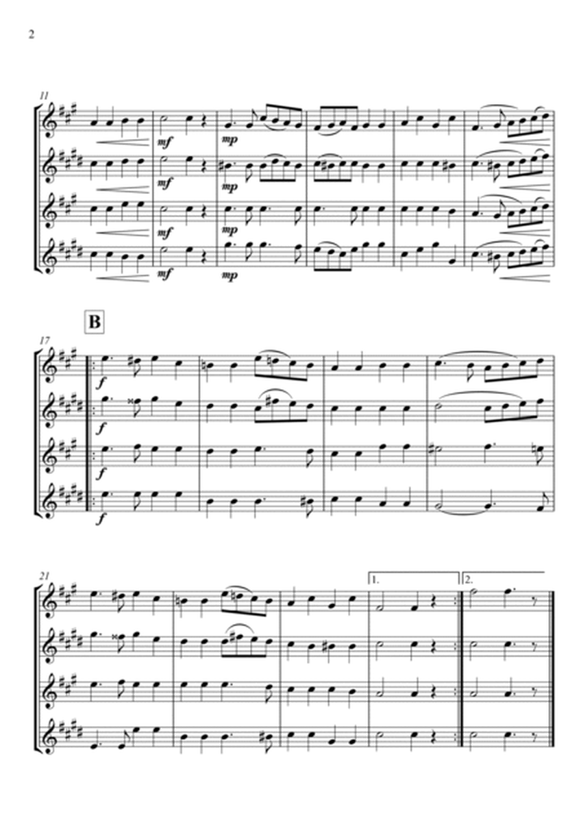 Shche ne vmerla Ukrayina (Ukrainian National Anthem) - SAXOPHONE QUARTET - Score & Parts inc.