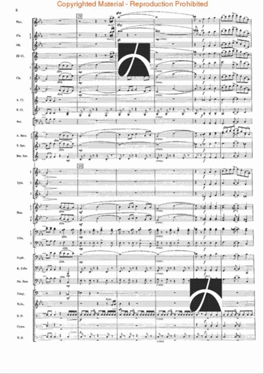 The Seventh Night of July Concert Band scores gallery preview page 5