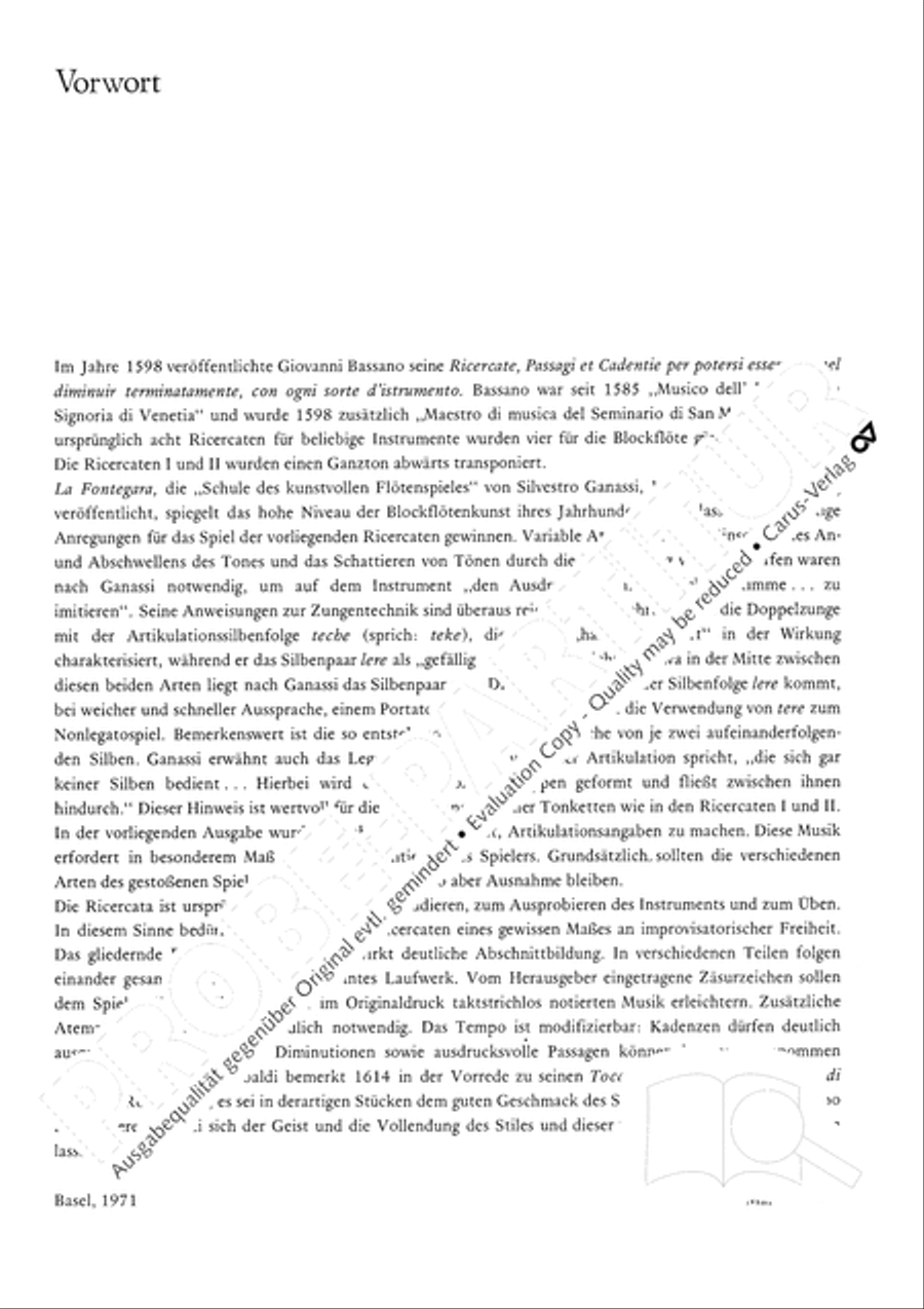 Vier Ricercare Vier Ricercare Recorder scores gallery preview page 5