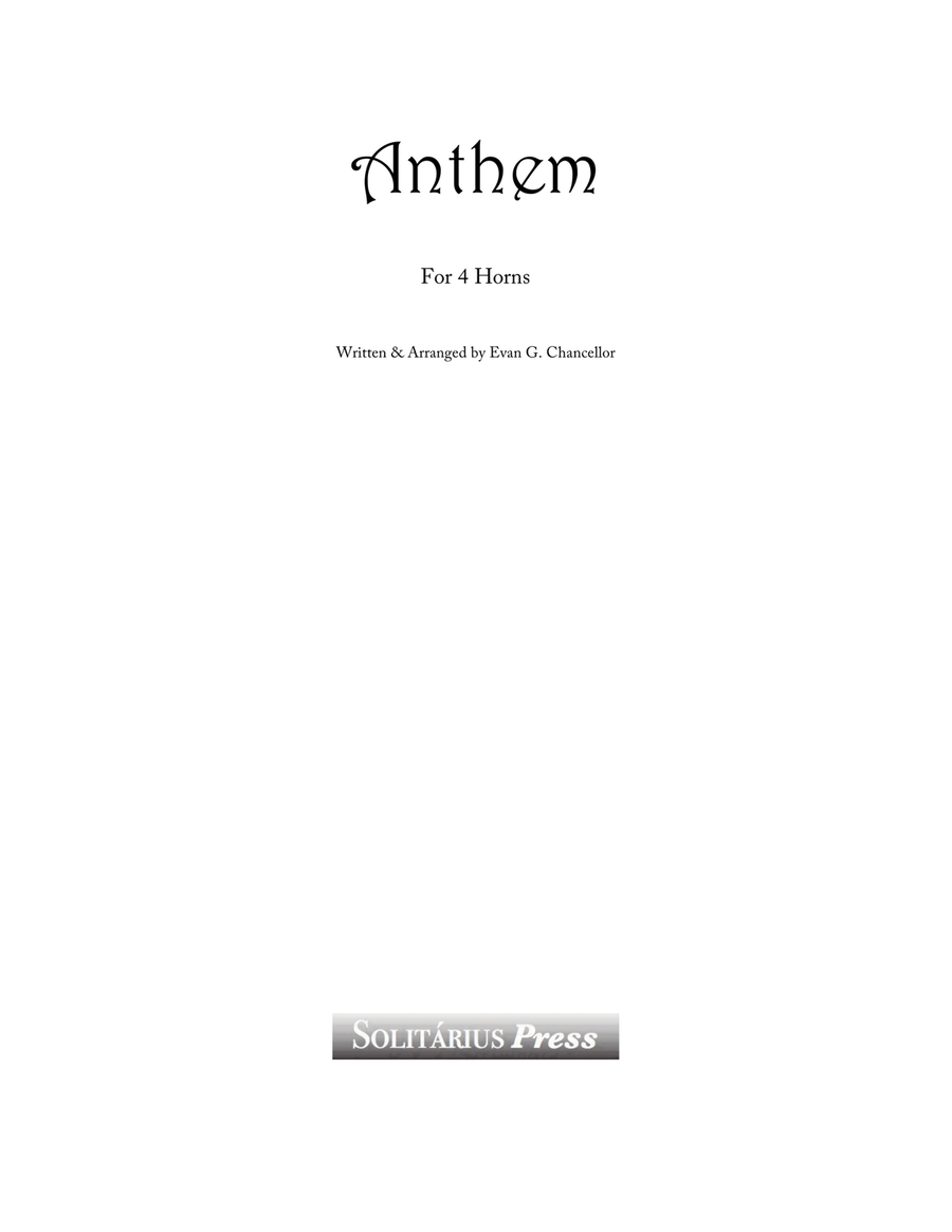 Anthem Brass Ensemble scores gallery preview page 1