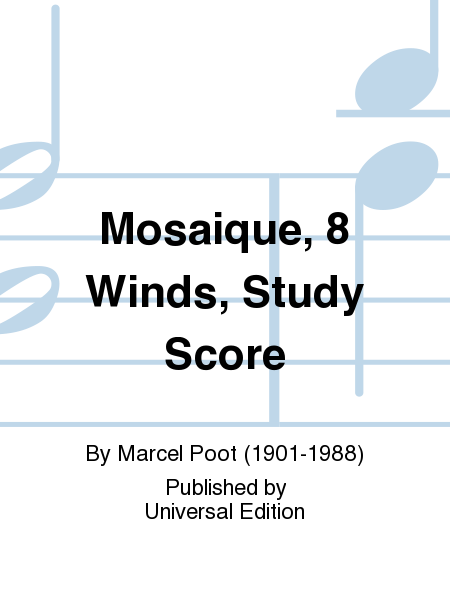 Mosaique, 8 Winds, Study Score