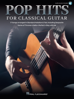 Book cover for Pop Hits for Classical Guitar