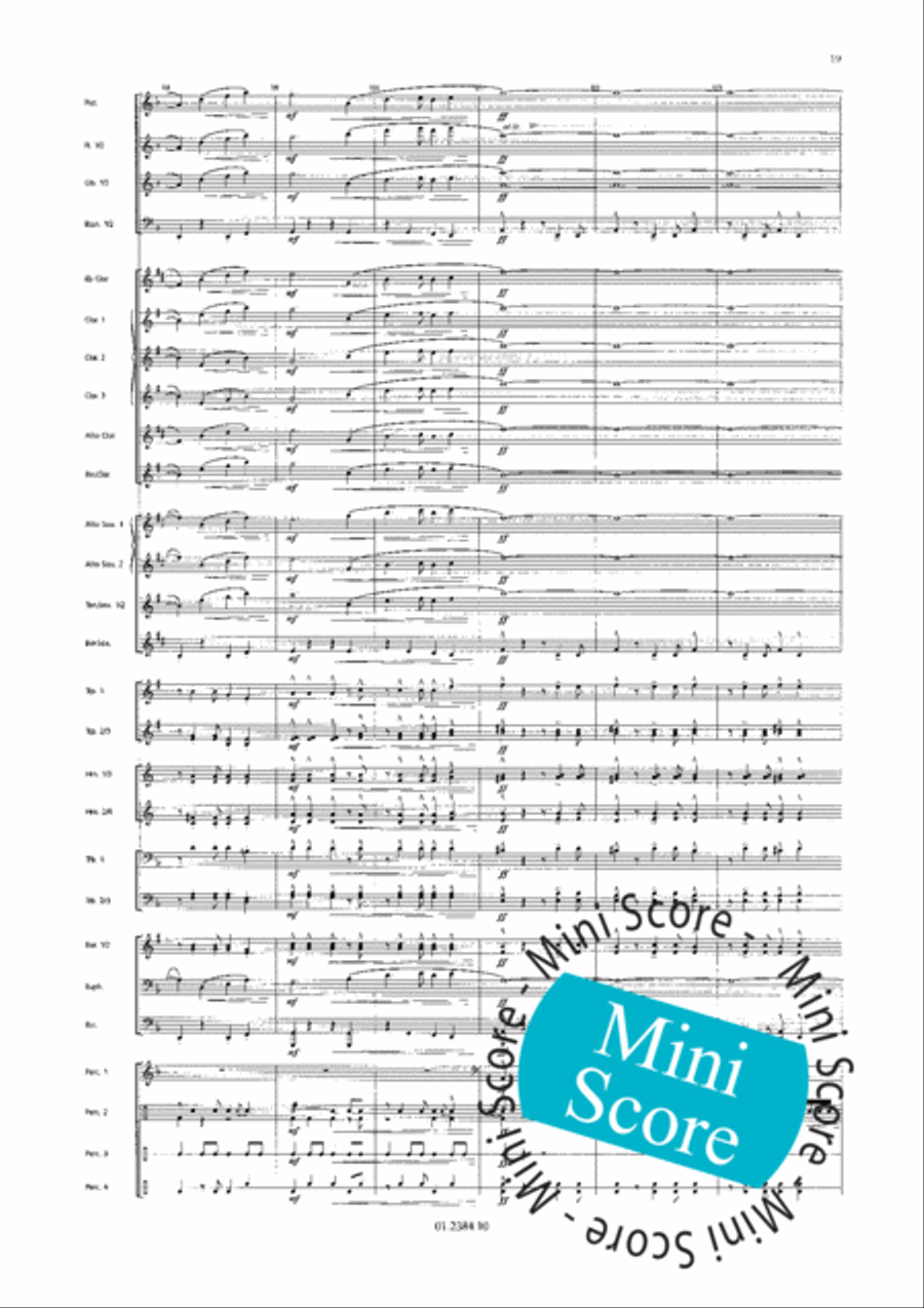 Os Passaros Do Brasil Concert Band scores gallery preview page 27