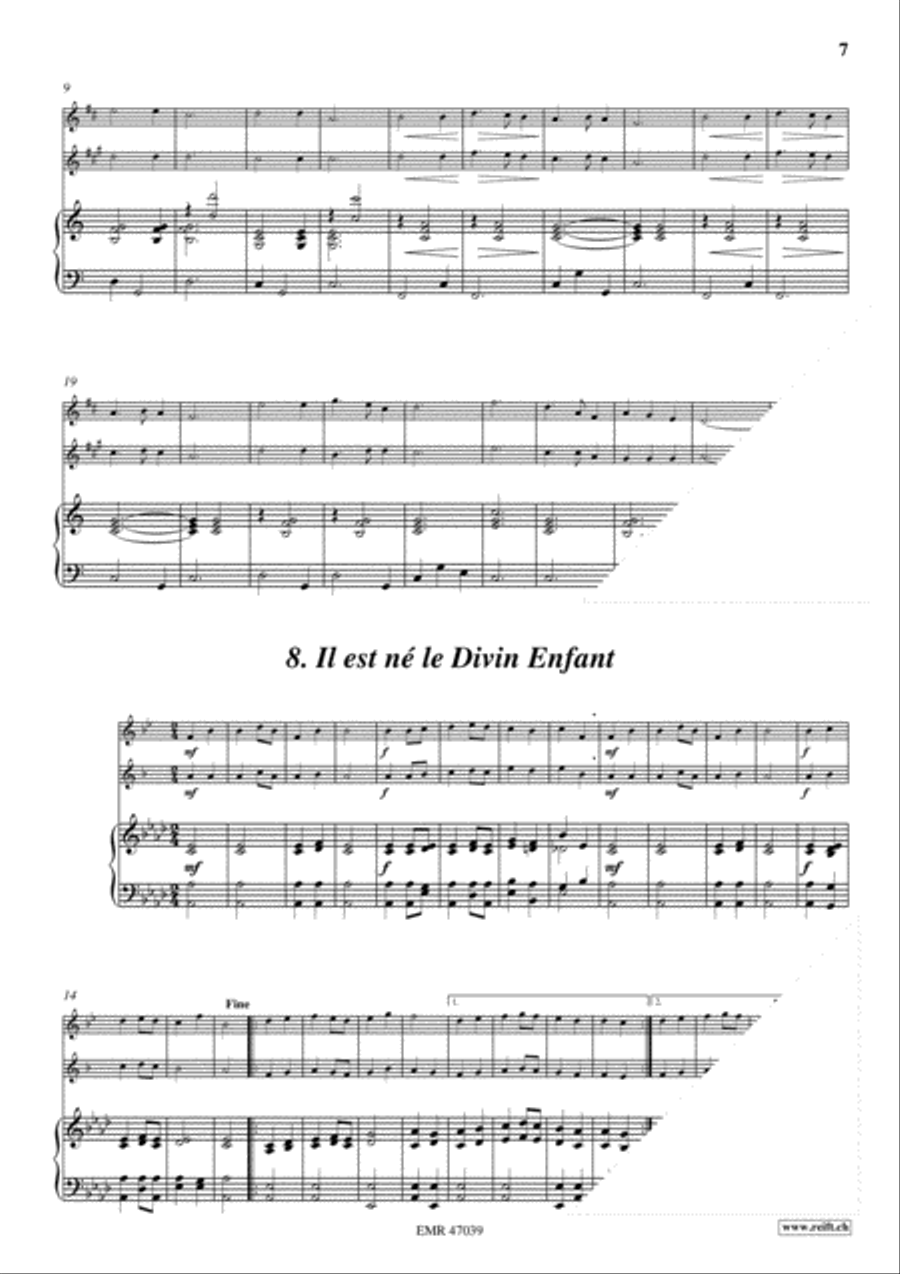 28 Weihnachtsmelodien Vol. 1 + 2 Woodwind Duet scores gallery preview page 7