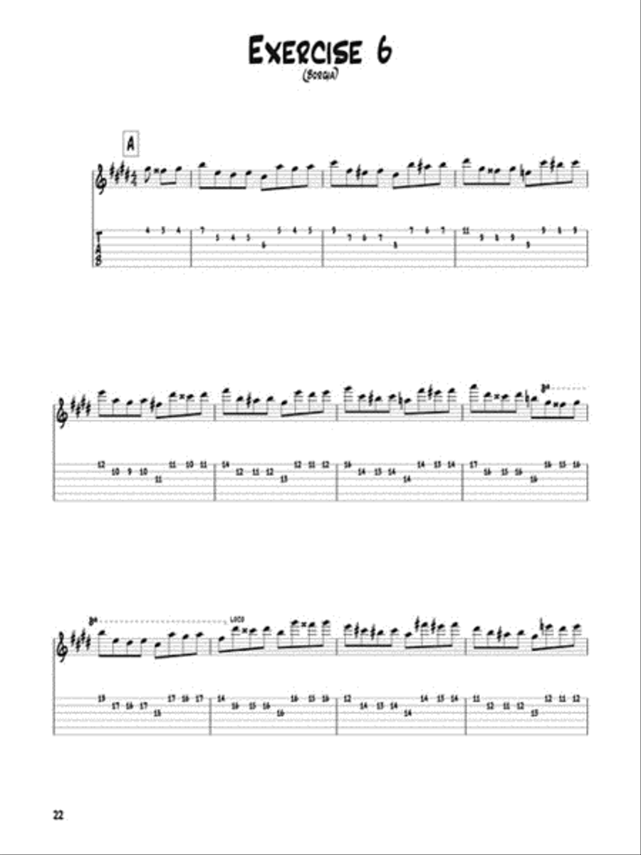 Pat Metheny Guitar Etudes Electric Guitar scores gallery preview page 6