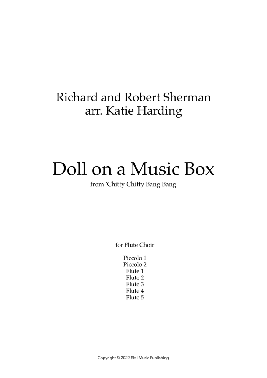 Doll On A Music Box Flute Choir scores gallery preview page 1