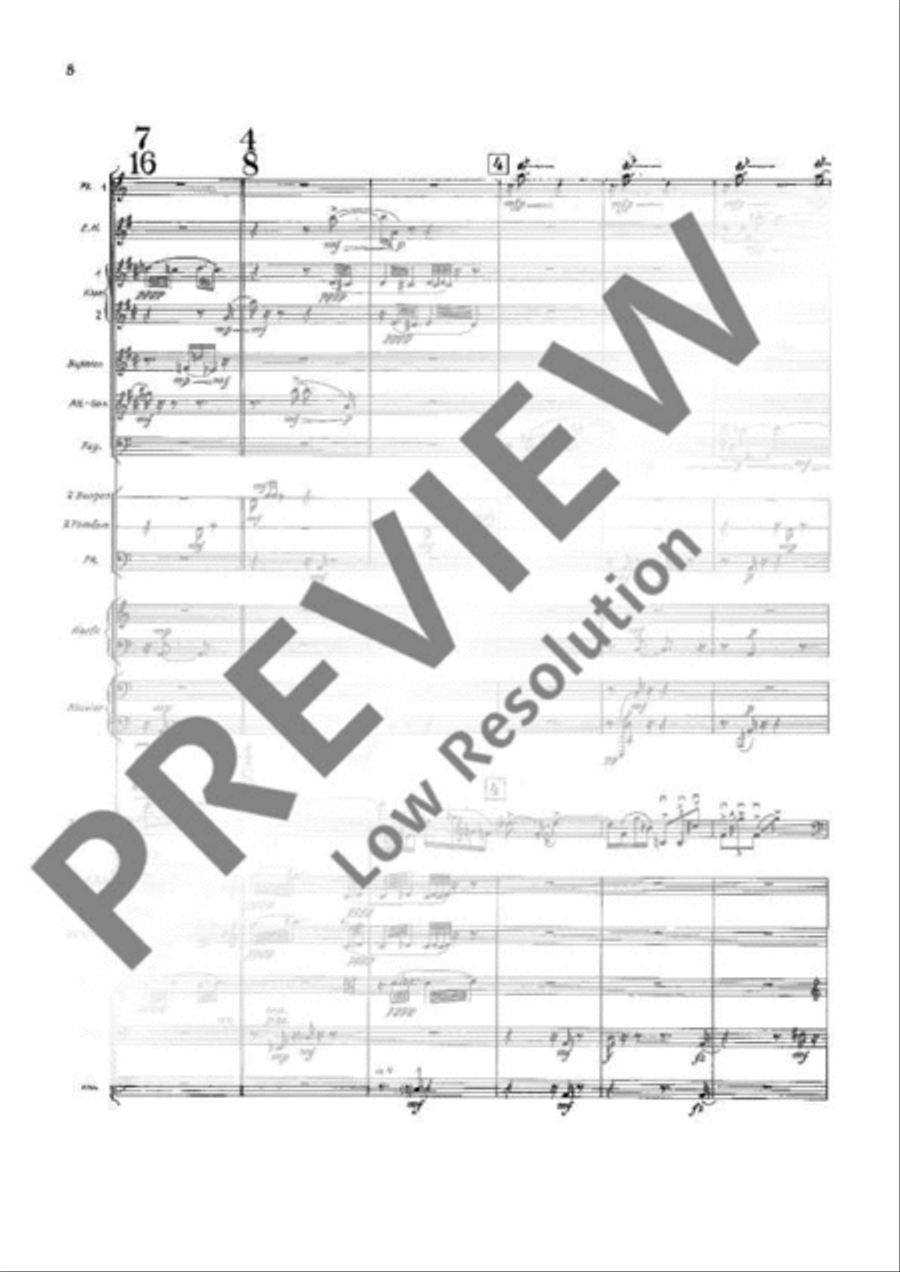Canto di Speranza Chamber Orchestra scores gallery preview page 15