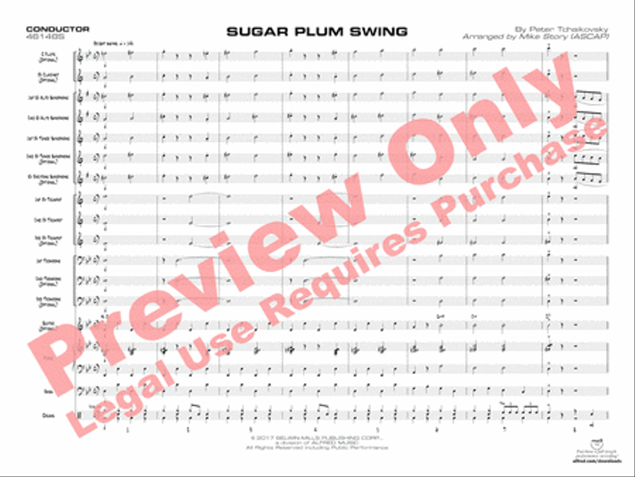Sugar Plum Swing Jazz Ensemble scores gallery preview page 4