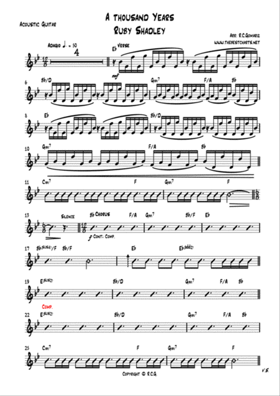 A Thousand Years Concert Band scores gallery preview page 4
