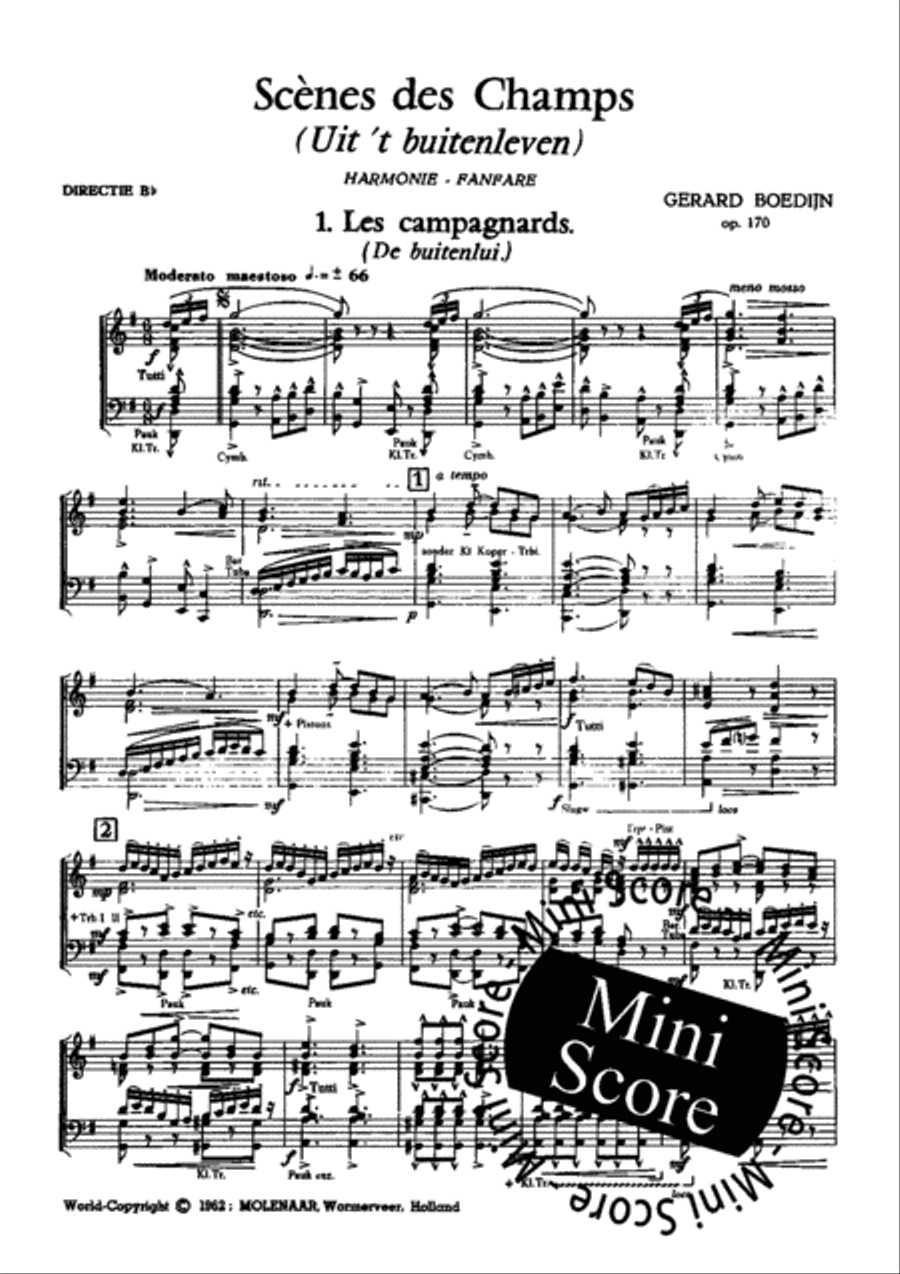 Scenes Des Champs Concert Band scores gallery preview page 3