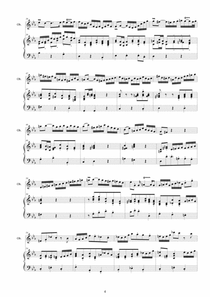 Platti - Oboe Sonata in C minor CS-Pla1 for Oboe and Cembalo (or Piano) image number null