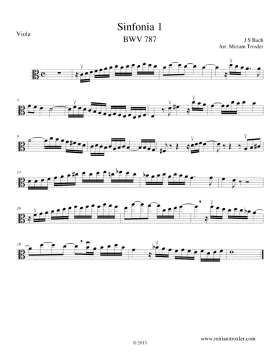 5 Sinfonias for String Trio String Trio scores gallery preview page 6