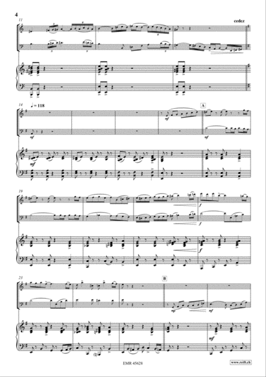 Amor De Tango Bassoon scores gallery preview page 6