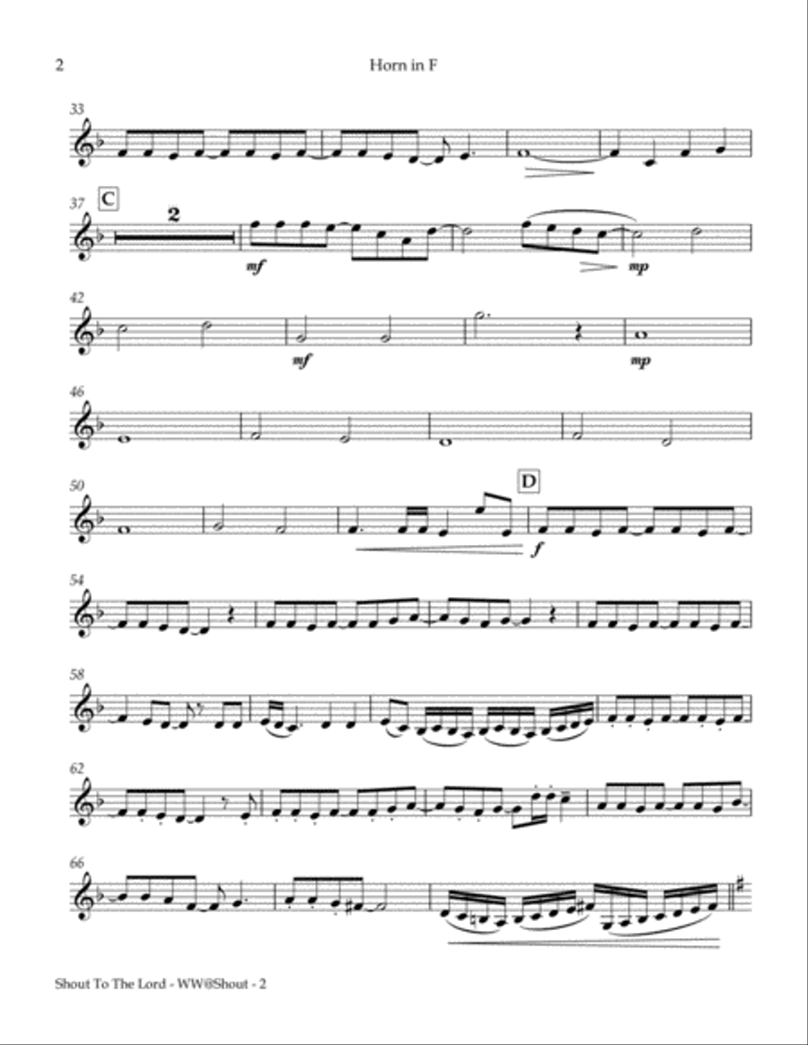Shout To The Lord Shout To The Lord Woodwind Quintet scores gallery preview page 3