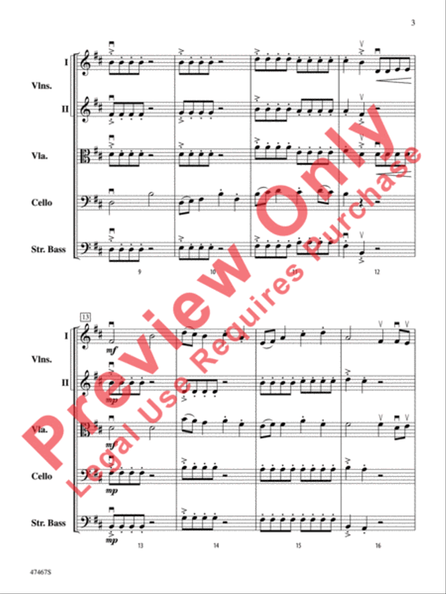 Falconer String Orchestra scores gallery preview page 4
