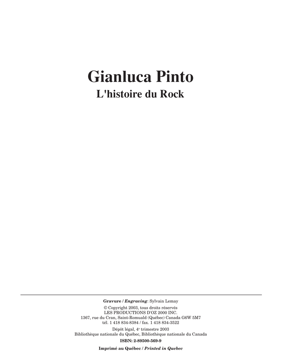 L'histoire du Rock (2 cahiers)