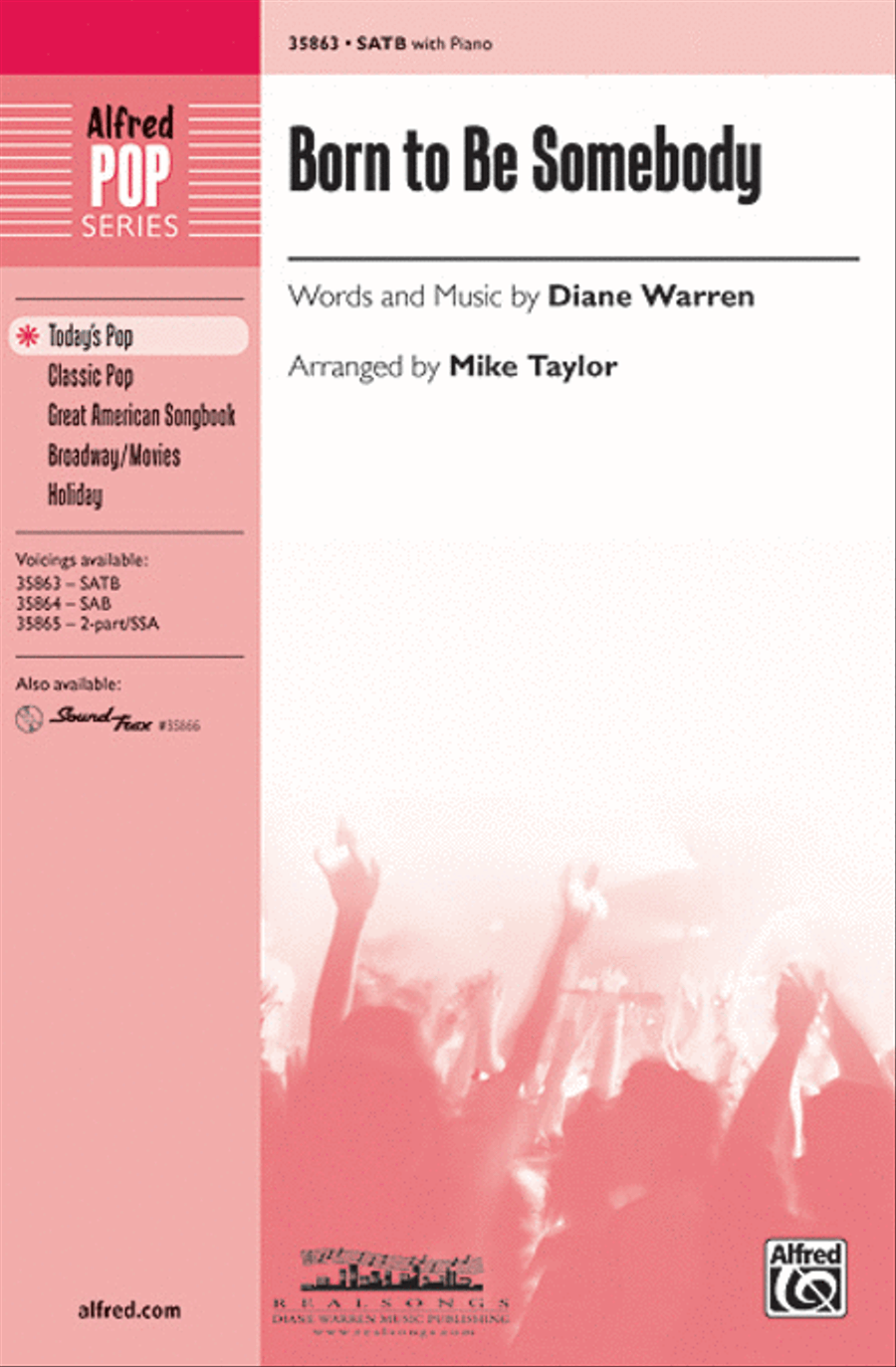 Born to Be Somebody (from Never Say Never) 4-Part scores gallery preview page 1