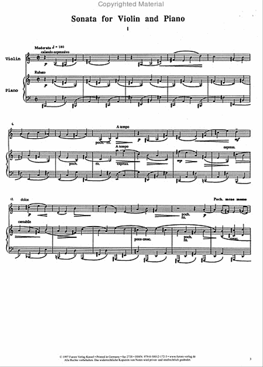 Sonata in e Violin scores gallery preview page 2