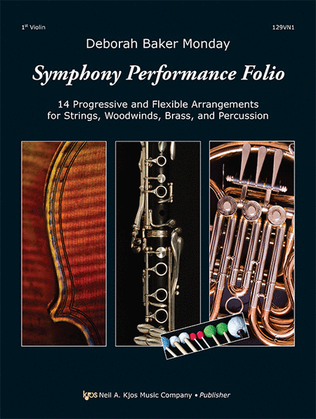 Book cover for Symphony Performance Folio - 1st Violin