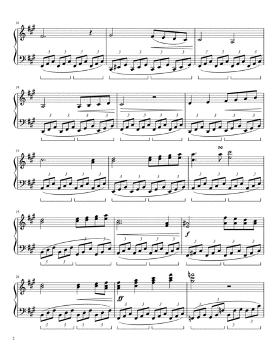 Reverie Prelude Piano Solo scores gallery preview page 2