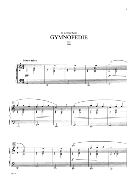 Satie: Three Gymnopedies