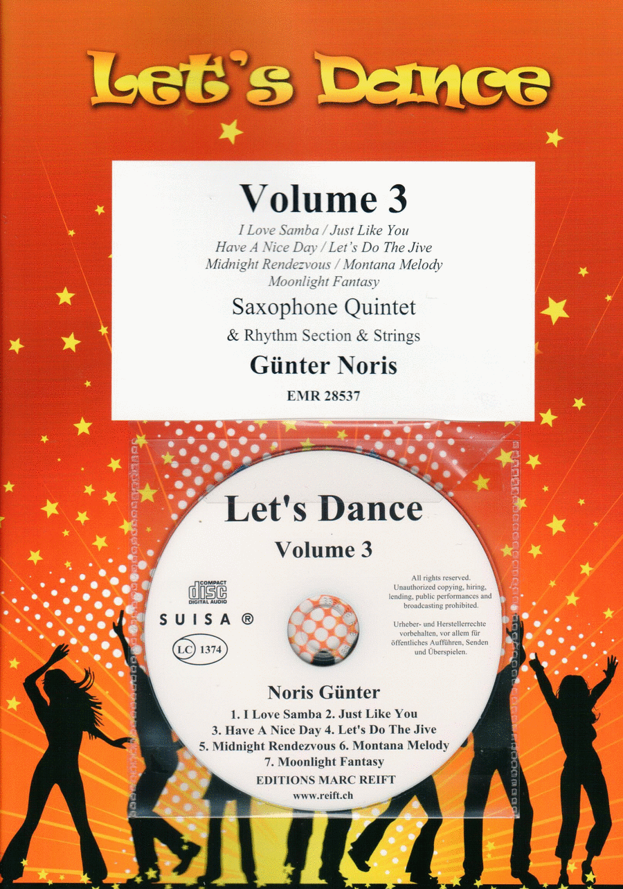 Let's Dance Volume 3 Saxophone Quintet scores gallery preview page 1