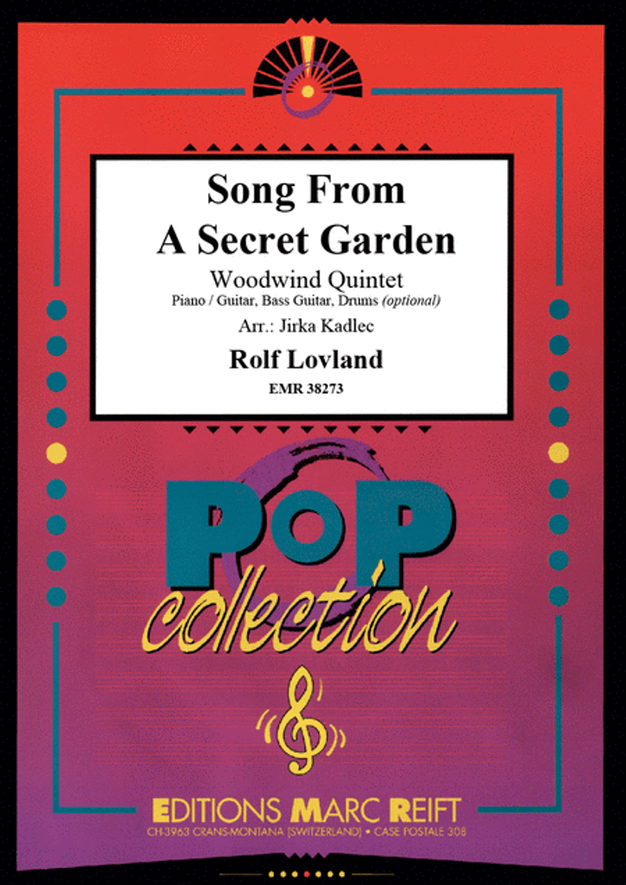 Song From A Secret Garden Woodwind Quintet scores gallery preview page 1