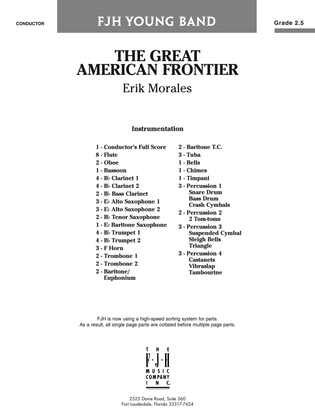The Great American Frontier: Score