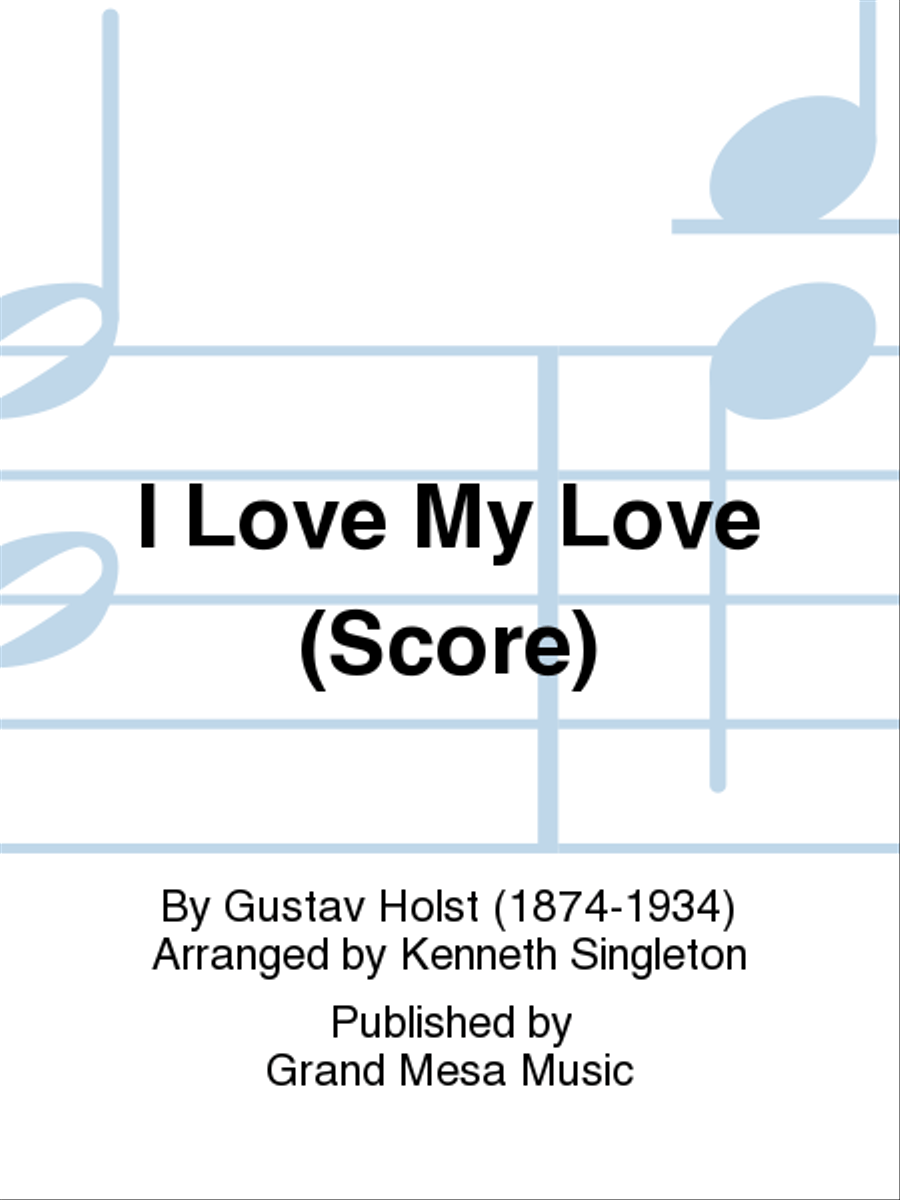 I Love My Love Concert Band scores gallery preview page 1