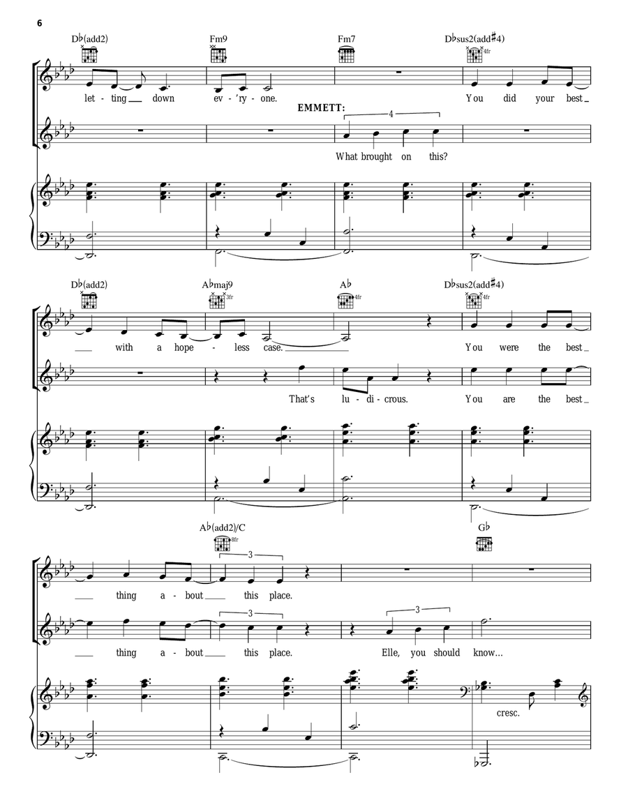 Legally Blonde Piano, Vocal scores gallery preview page 6