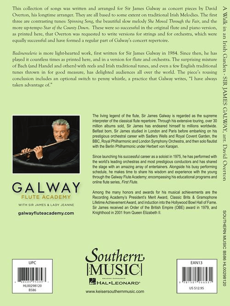 A Walk in an Irish Garden Flute Solo scores gallery preview page 6
