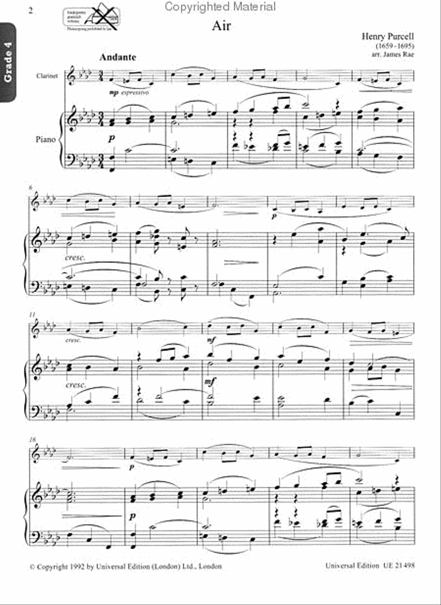 Repertoir Explorer - Clarinet Vol. 2 Chamber Music scores gallery preview page 2