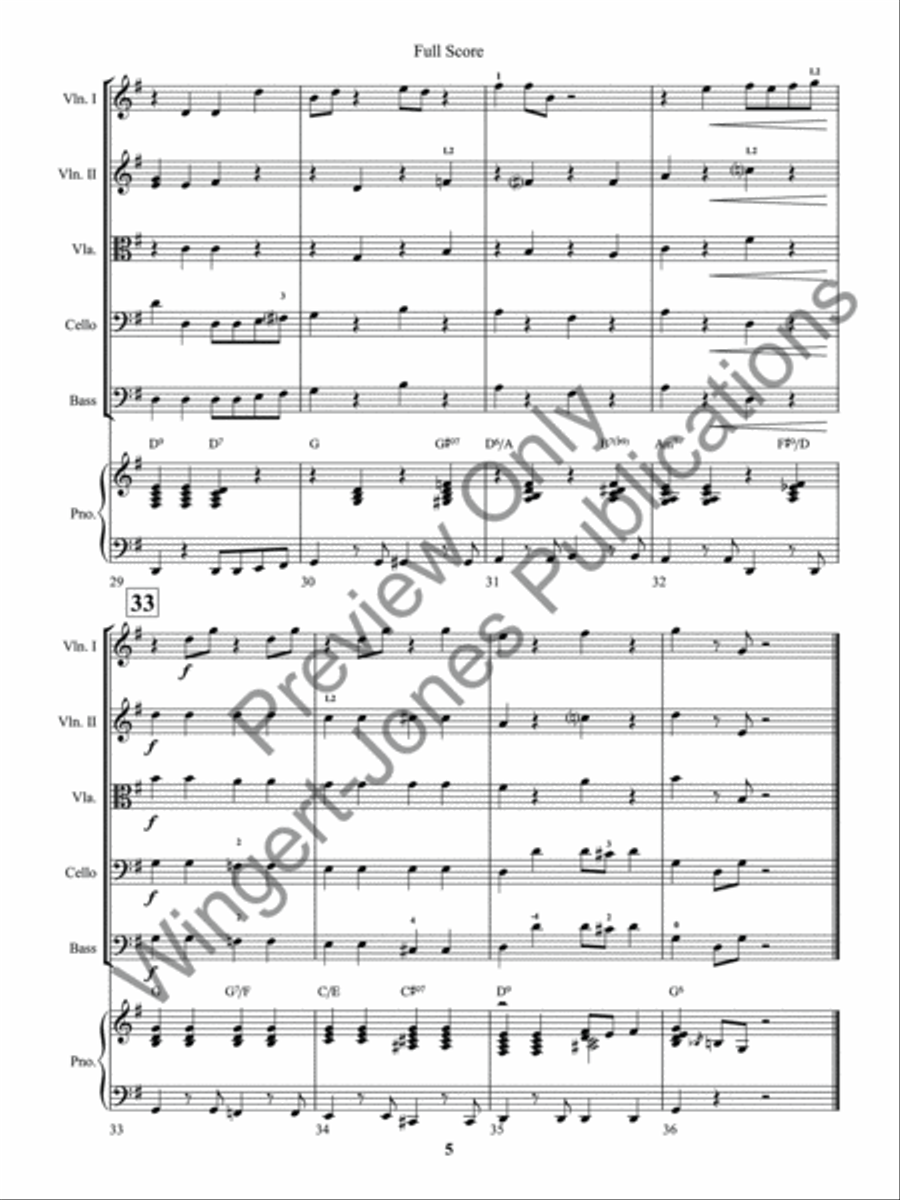 No Bow Blues No Bow Blues String Orchestra scores gallery preview page 8