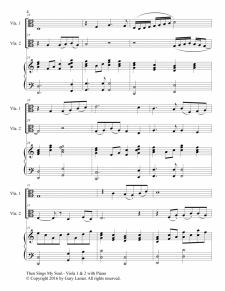 Trios for 3 GREAT HYMNS (Viola 1 & Viola 2 with Piano and Parts) image number null
