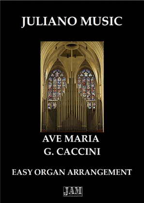 AVE MARIA (EASY ORGAN) - G. CACCINI
