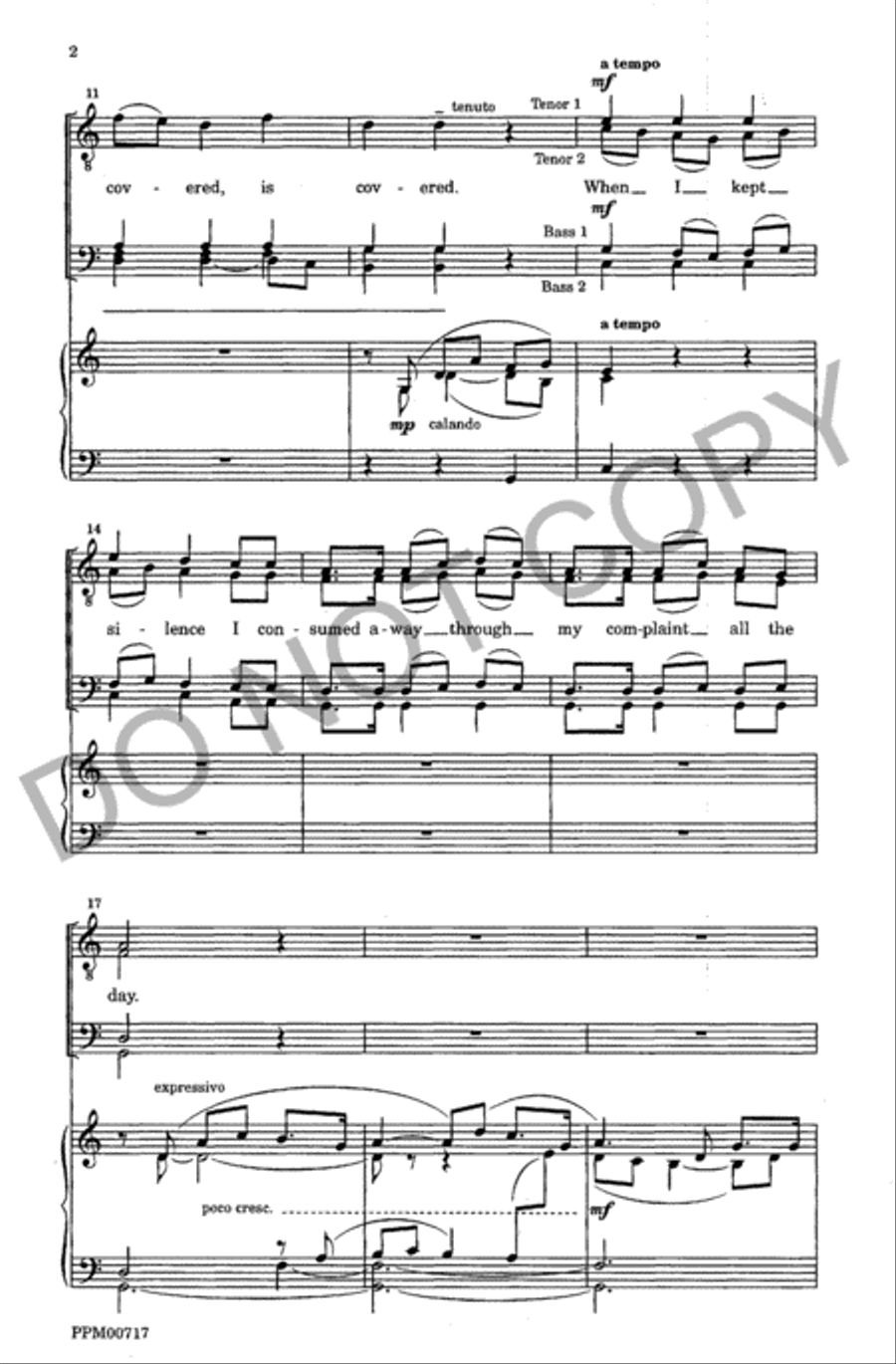 Whom the Lord Hath Forgiven TTBB scores gallery preview page 3
