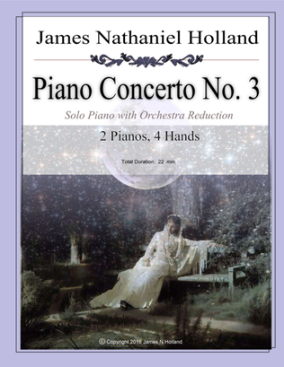 Piano Concerto No 3 2 Pianos 4 Hands Arrangement by James Nathaniel Holland