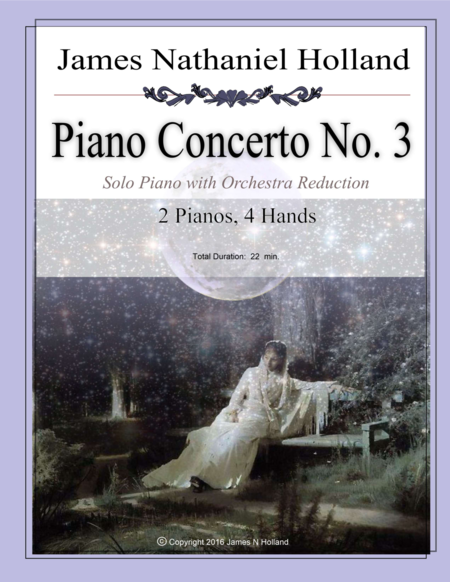 Piano Concerto No 3 2 Pianos 4 Hands Arrangement by James Nathaniel Holland image number null