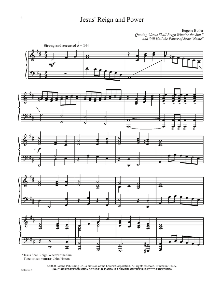 Hymn Medleys of the Faith for Piano (Digital Download) Piano scores gallery preview page 1
