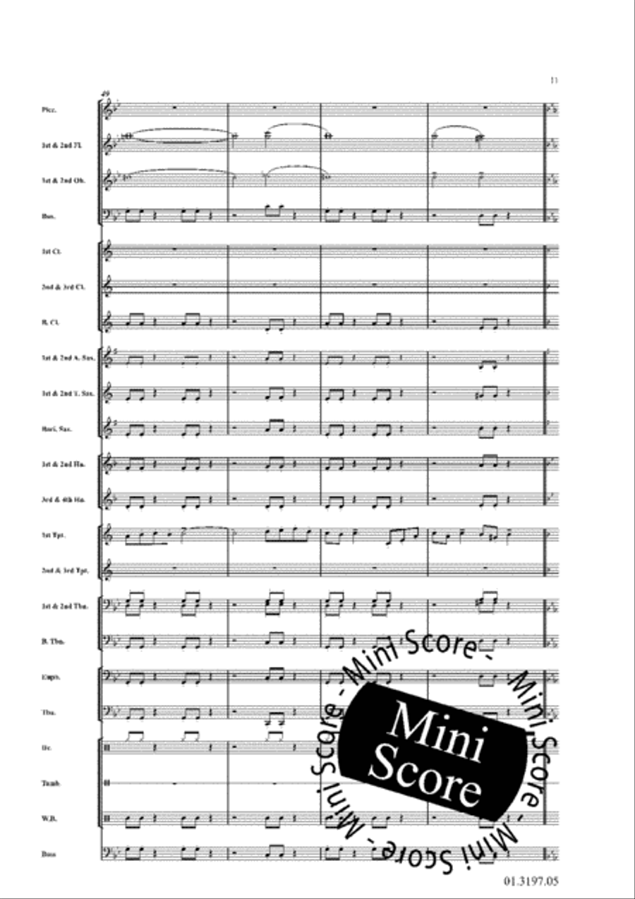 Joy Ride Concert Band scores gallery preview page 15