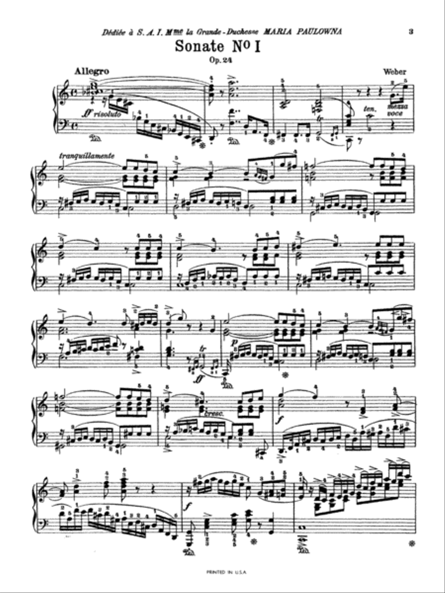 Four Piano Sonatas, Op. 24, 39, 49, 70 Piano Solo scores gallery preview page 4